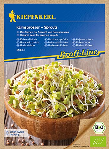 Preisvergleich Produktbild BIO Keimsprossen Daikon-Rettich, Bio-Samen zur Anzucht von Keimsprossen