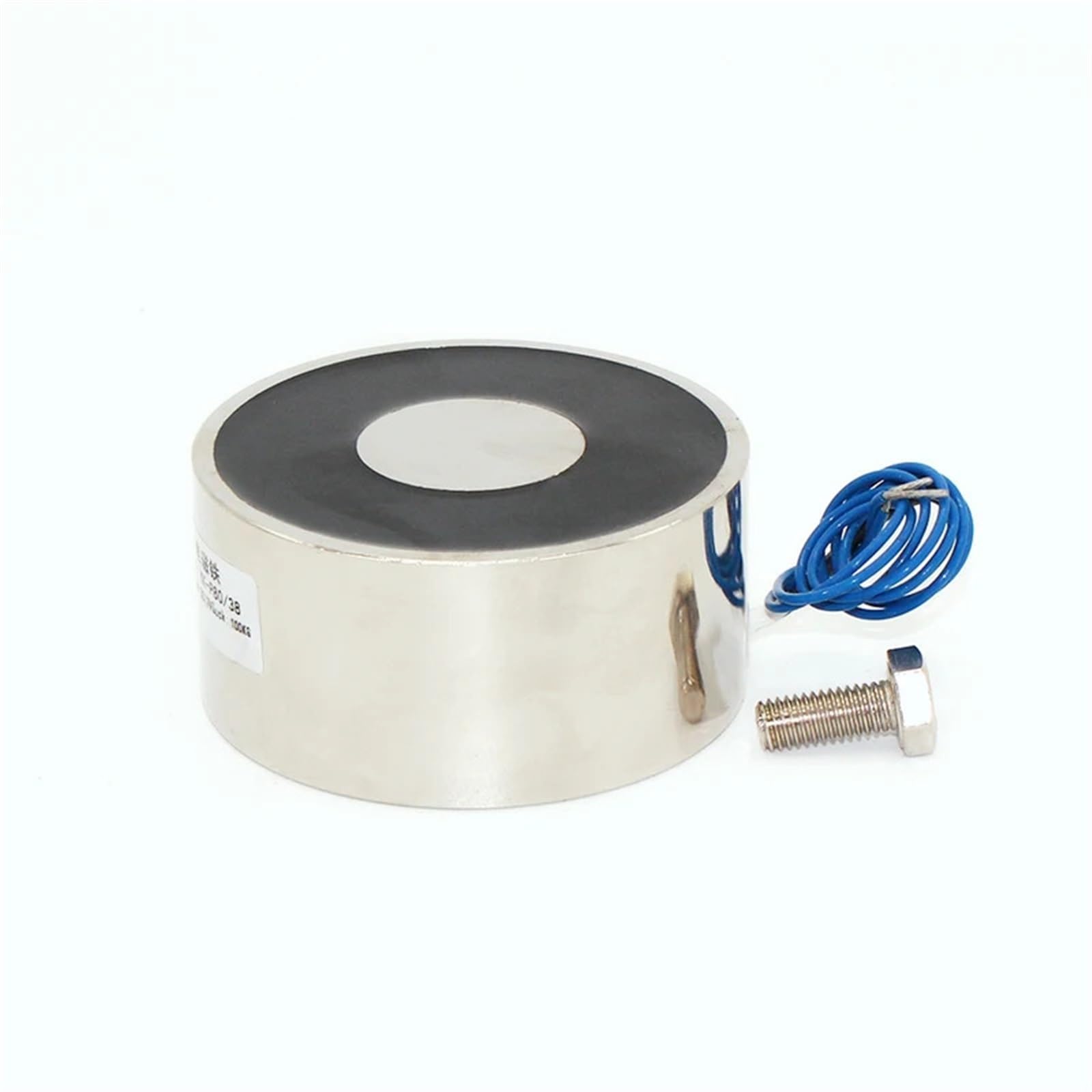 Électro-aimant électrique de levage 80/38 mm ventouse magnétique 100 kg DC 12V