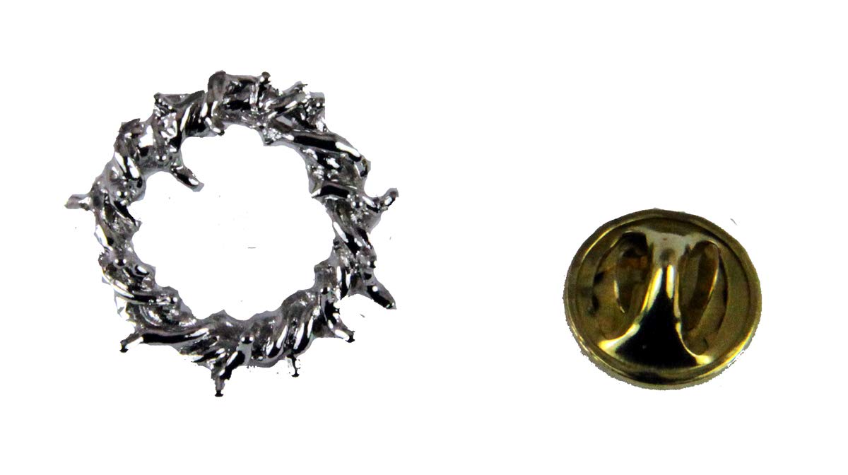 6030193 crown of thorns lapel pin crucifixion jesus thorn good friday scourging