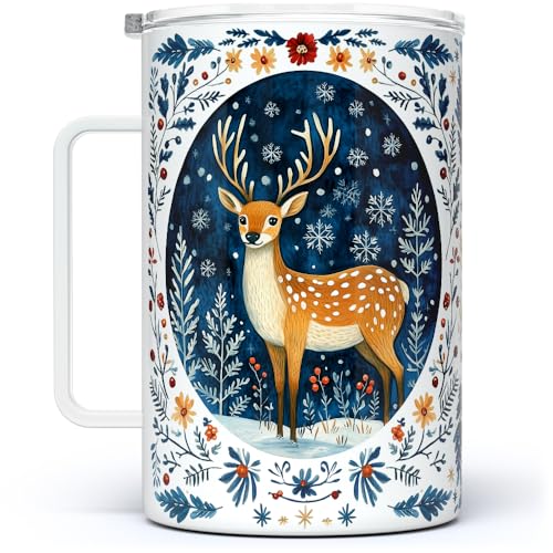 Mug aislado Loftipop invierno 18oz con tapa miniatura 1