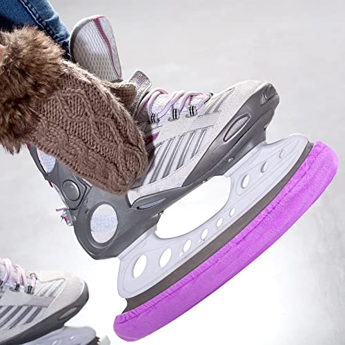 image for Sumind 4 Pcs Ice Skate Blade Covers Skate Guards for Hockey Skates Hoc