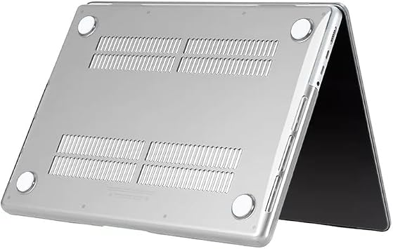 Apple Macbook Pro 14inç M3/M4/Max A3112 A3185 A3401 A2918 A1992 ile uyumlu Kılıf Kristal Ön Arka Şeffaf Kapak Renksiz