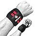 BRANK SPORTS® Protege Poignet Crossfit Larges et résistants | Poignet de Force pour Musculation et haltérophilie | Soutien, Protection et Maintien du Poignet garantis | Marque Française
