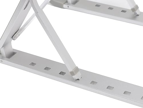 Miniatura 7 de Soporte para laptop para escritorio, soporte ergonómico ajustable de aluminio portátil para laptop, soporte plegable para computadora portátil