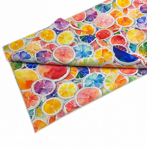 Joocolor Cotton Fabric by The Yard for Sewing DIY Crafting Fashion Design Full Width cuttable 36 x 43inches (91x109cm) color030