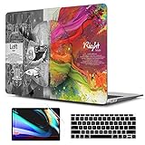 TwoL Hard Plastic Case Silicone Keyboard Skin and Screen Protector for MacBook Air 13 inch A1932 A21