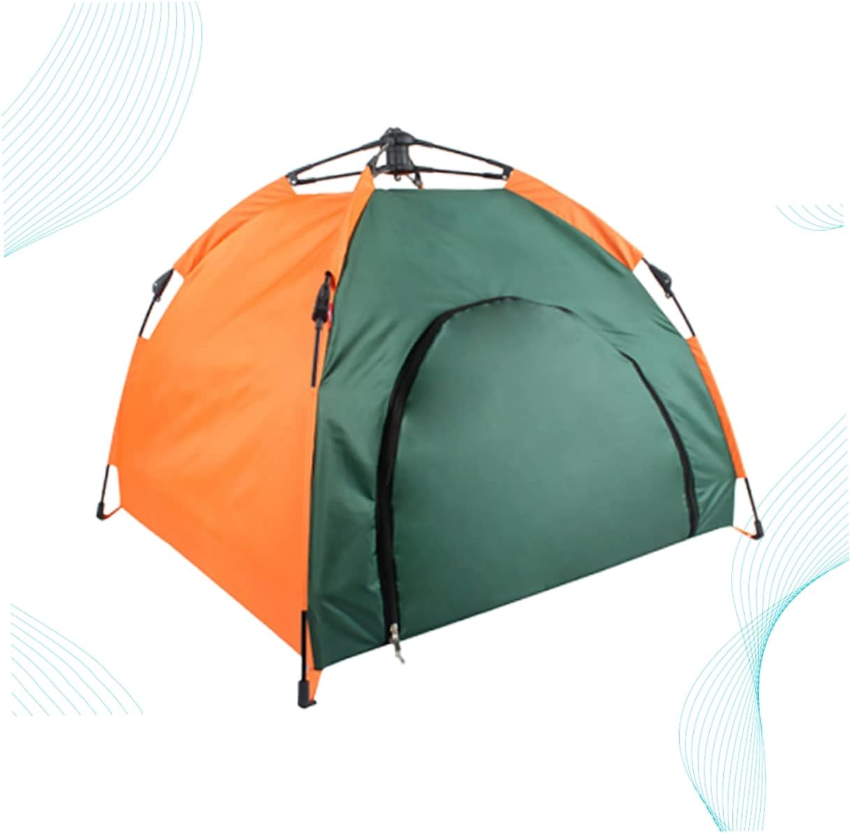 Family Tent Person Camping Tent Sunscreen Portable Pet Shelter Rainproof and Easy to Store
