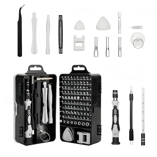 Conjunto de chaves de fenda de precisão de 115 peças para telefone, computador, relógio, console, óculos, eletrônico, kit de ferramentas de reparo profissional