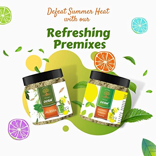 OOSH Jaljeera & Shikanji Premixes | Refreshing Summer Drink | Instant Drink Premixes (1 kg (500g x 2)) - Image 2 thumbnail