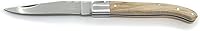 Vista 2 de TopKnife Laguiole - Cuchillo plegable multiusos de 7-5/8 pulgadas, mango de madera de arce, buena opción como cuchillo personal para carne, caja