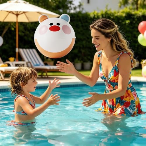 Globo de playa inflable de 28 cm resistente para juegos de agua 2