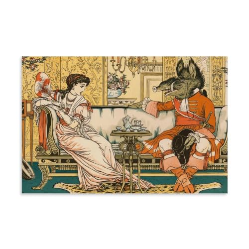 Impression préraphaélite Walter Crane - Rompez la monotonie de vos murs blancs 40x60cm