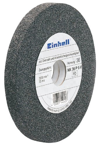 Einhell Grey Schleifscheibe grob 150x12,7x20 mm - Accesorio para tornos (tamaño: 150x12.7x20mm)
