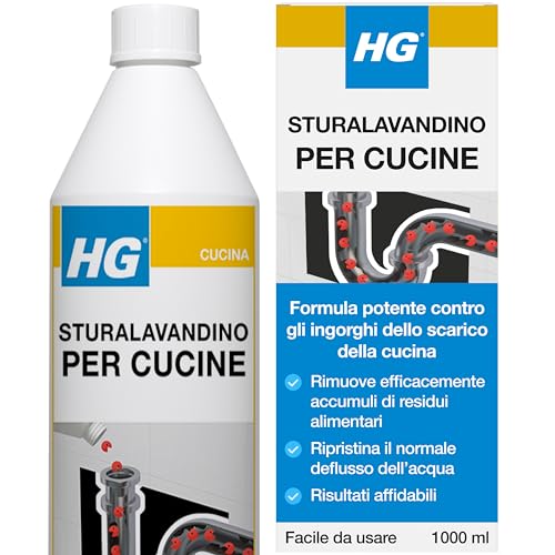 Sblocca tubi di scarico efficace: rimuove le ostruzioni corrodendole ma è delicato su tubi e i sifoni