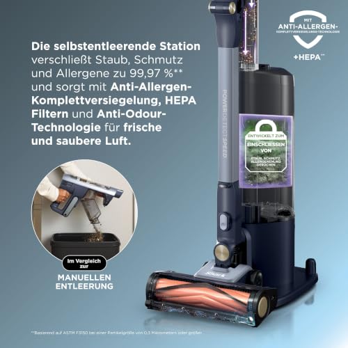 Shark Detect Speed Clean & Empty Pet Pro Akku-Staubsauger, Reverse Clean, bis zu 60 Minuten Laufzeit… – Ansicht 3