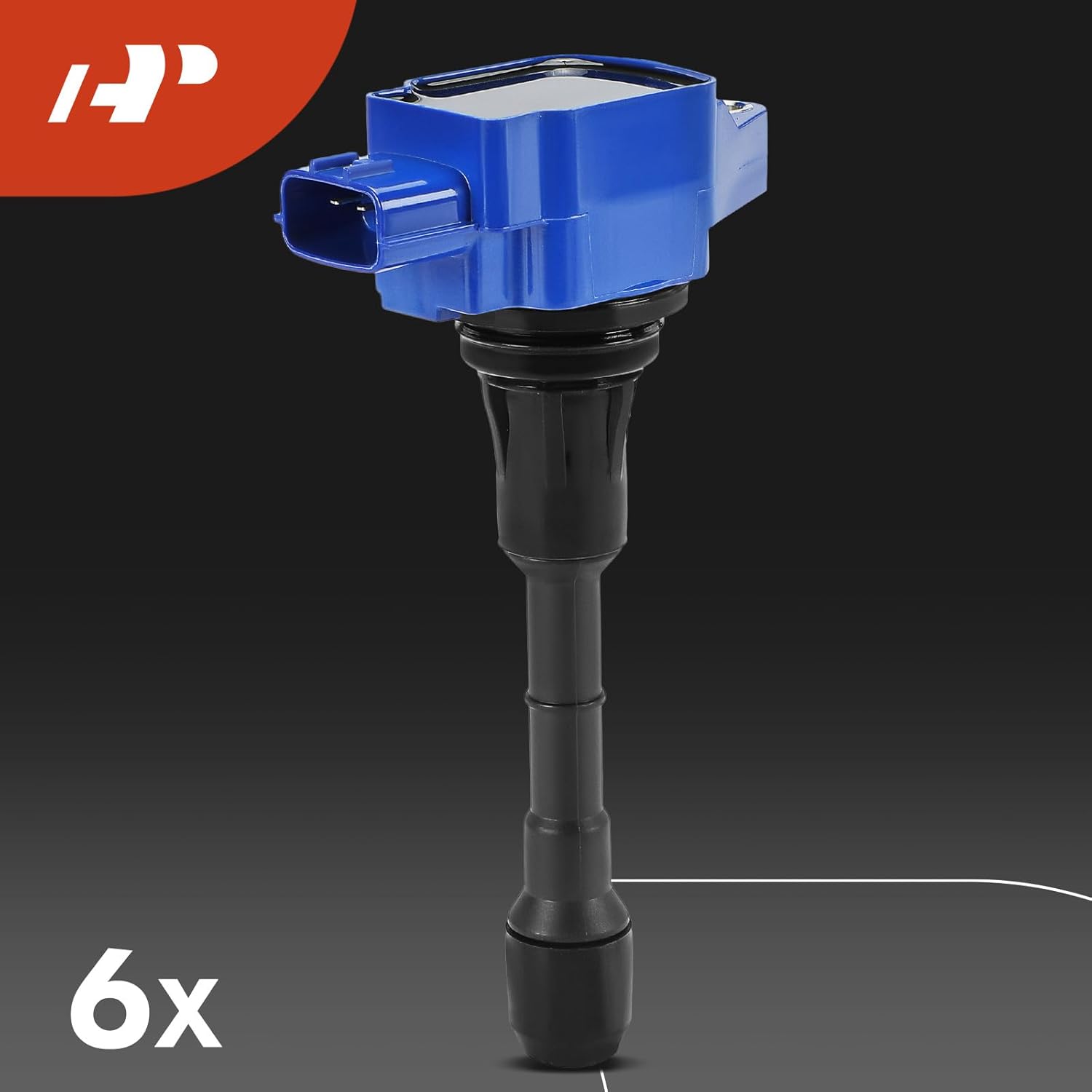 A-Premium (Blue) Set of 12 Ignition Coil Pack and Iridium Spark Plugs Compatible with Nissan Altima, Murano, Pathfinder, Maxima, Quest, 350Z & Infiniti QX60, JX35, FX35, EX35,Q50, G25, G35, M35, M35h