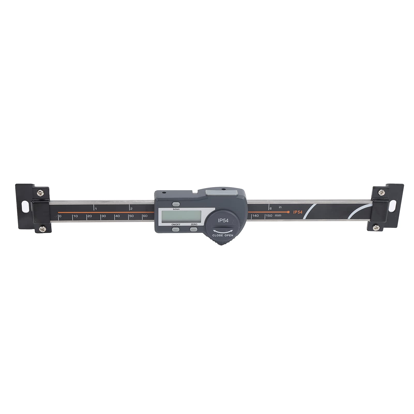 Calibrador Vernier digital Medidor de medición horizontal de 0 a 150 mm Herramienta de medición industrial de precisión con pantalla LCD para máquinas herramienta Aleación de