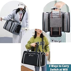 Positive Life Expandable Cat Carrier - 18.11"L x 11.02"W x 11.02"H TSA Approved Pet Carrier with Fleece for Cats, Portable & 4 Sided Collapsible Dog Crate, Airline Approved Soft Dog Crates for Travel Positive Life Expandable Cat Carrier – 18.11″L x 11.02″W x 11.02″H TSA Approved Pet Carrier with Fleece for Cats, Portable & 4 Sided Collapsible Dog Crate, Airline Approved Soft Dog Crates for Travel