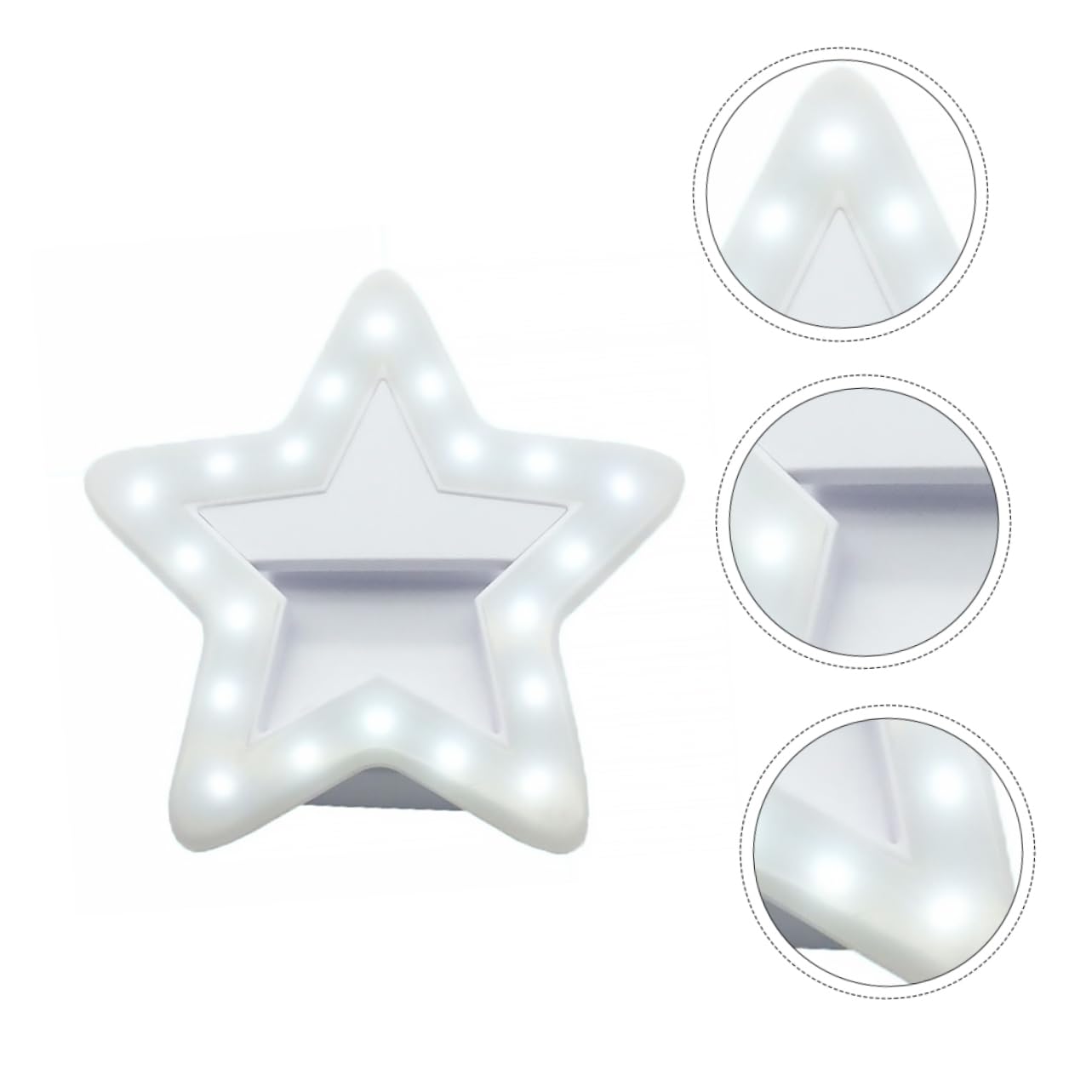 SEWACC Clip-on Phone Light Led Fill Light for Selfie Streaming Soft Glow for Beauty Photo