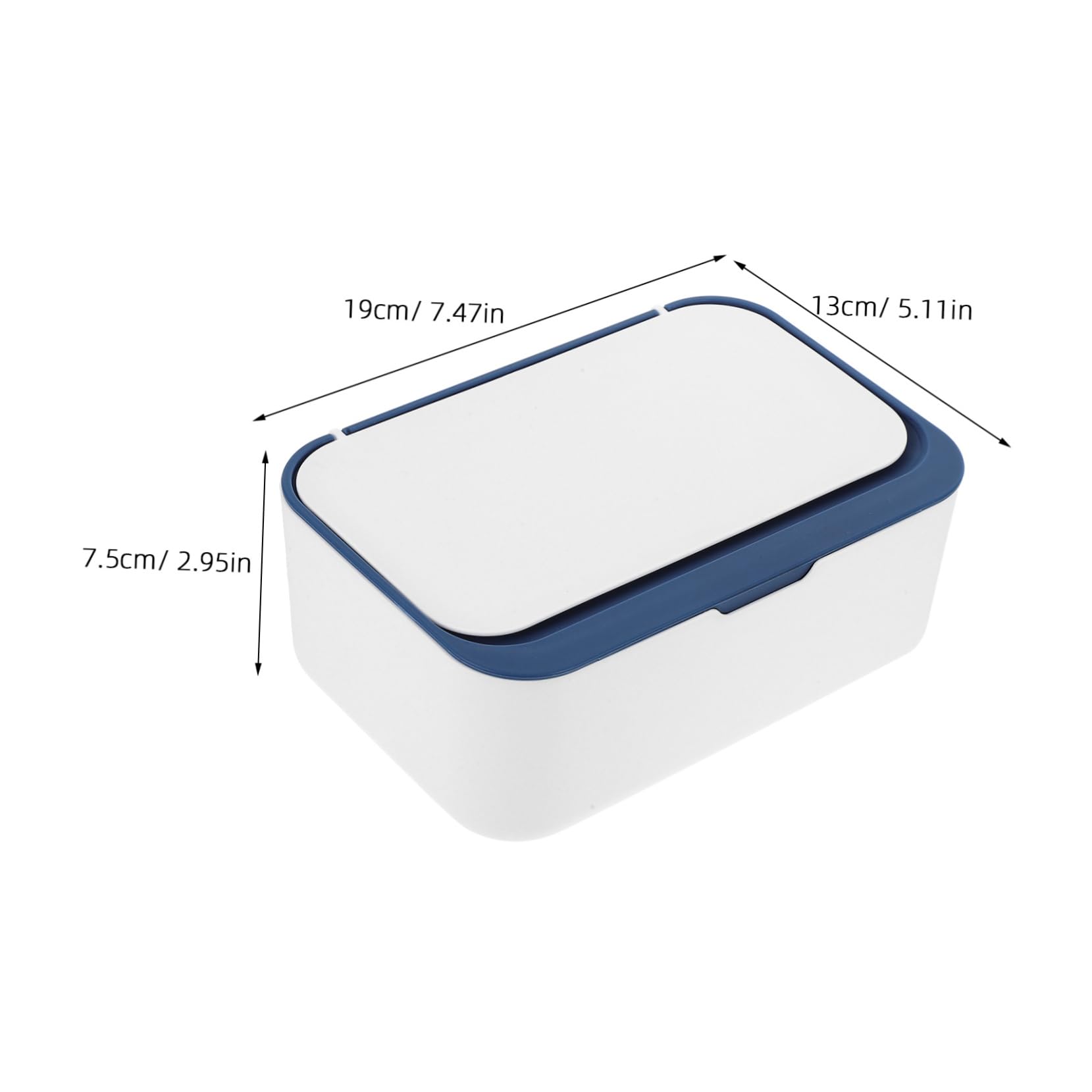 Garneck Multi-use Storage Box Diaper Wipe Holder Reusable Tissue Box Wet Tissue Case Perfect for Home Office Car