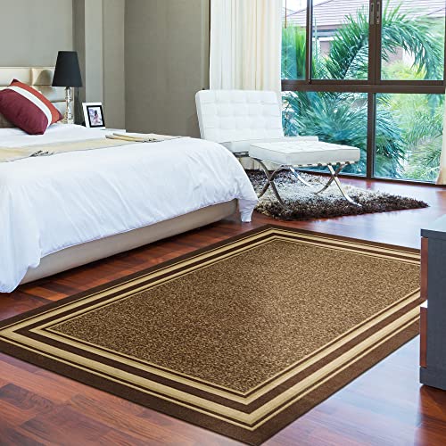 Ottomanson Ottohome Collection - Alfombra Antideslizante (150 x 200 cm), Color marrón Cover