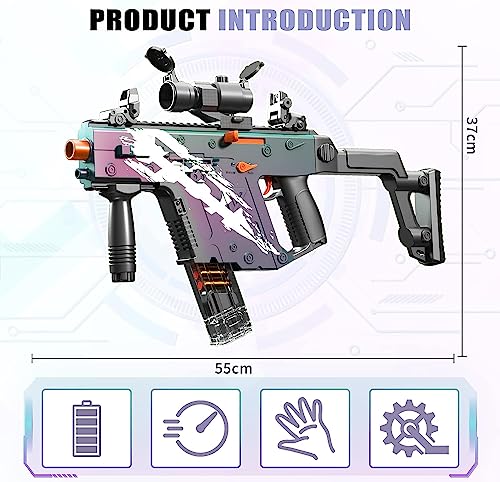 Toy Gun Electric Toys Foam Blaster, Auto-Manual Sniper Rifle Shooting Games Education Toy For Kids Boys Adults Gifts #TOP4