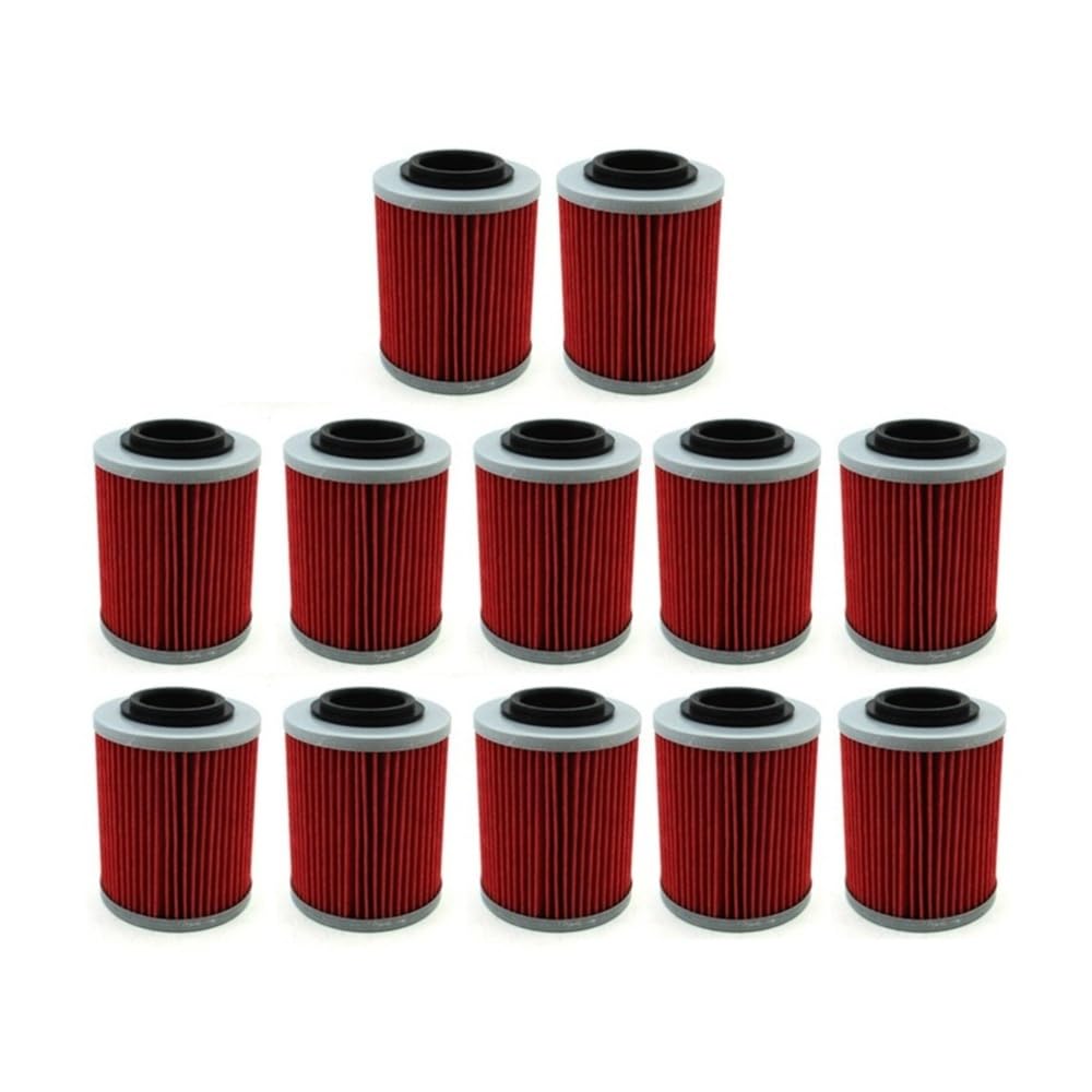 Filtro olio adatto for Outlander Max 1000 850 800R 650 570 | Adatto for 500 400 Renegade 1000R 1000 850 800R 800 570 500 for 1000R(12pcs)