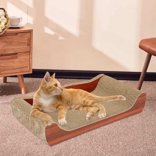 Griffoir pour chats d'intérieur marron de 50cm pour le bonheur de votre félin - 6