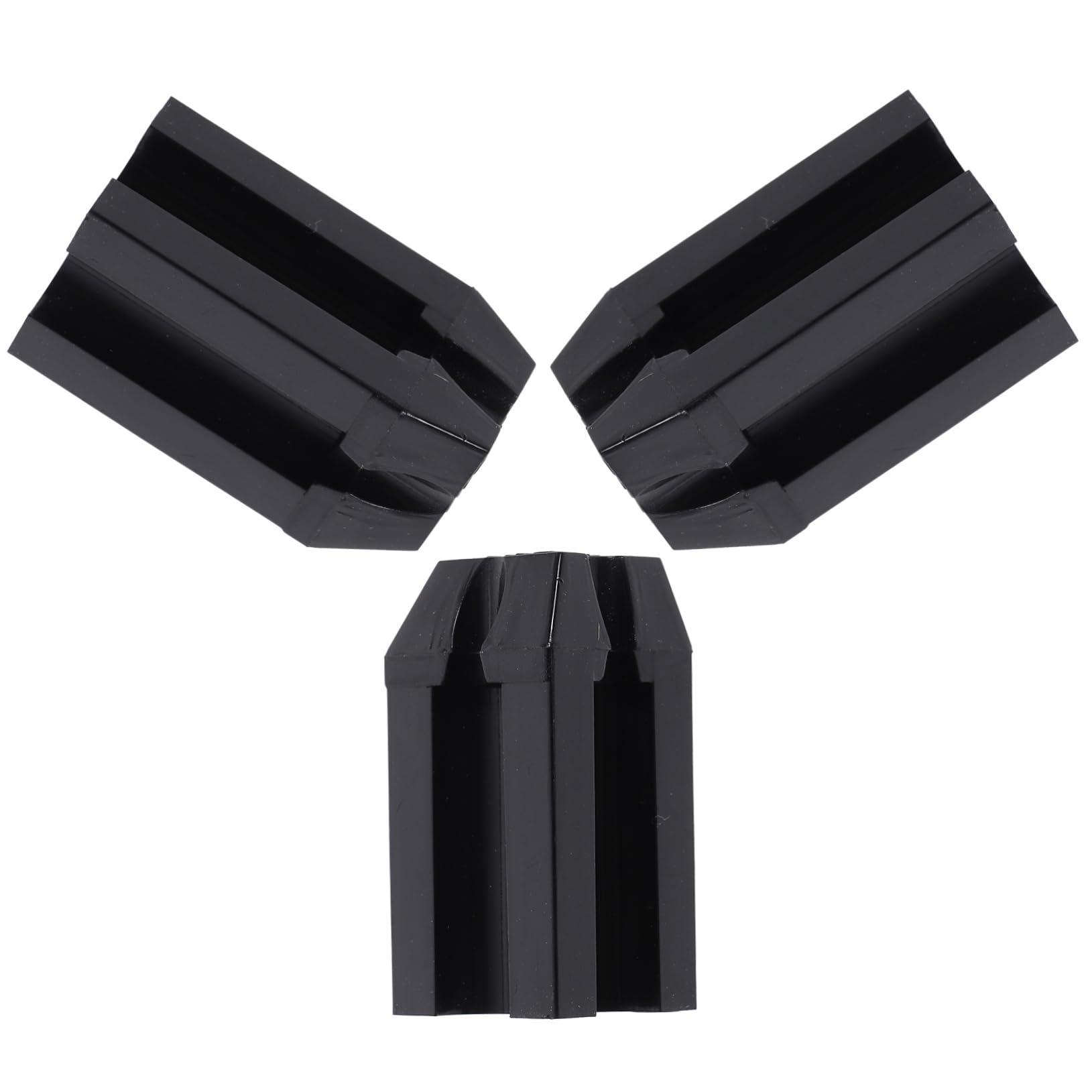 IWOWHERO 3Pcs Eyebrow Pencil Sharpener Durable Makeup Pencil Sharpeners for Eyebrow Liner and Cosmetic Tools Lightweight and Portable Design Black