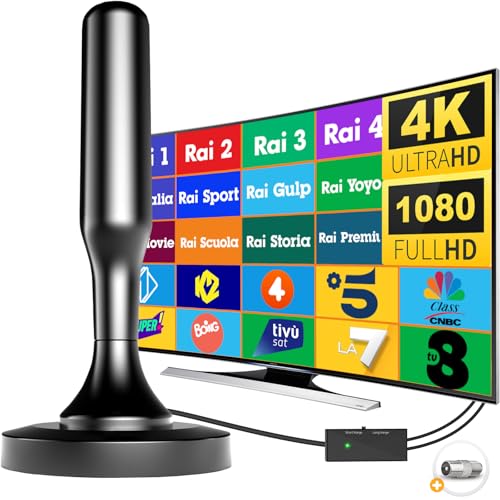 Antenas Tv Interiores Portatiles Marca Yowrepu