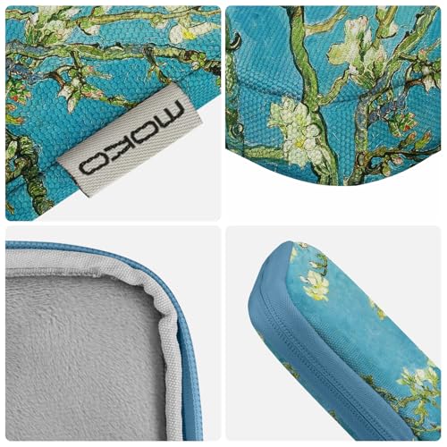 Image of MoKo 9-11 Inch Tablet Sleeve Bag Carrying Case Fits New 11inch iPad Air M4, iPad A16 2025, iPad Pro 11 M4, Air 5 /4 /3, iPad 10 /9 /8th Gen, Tab S8 /S9 11 inch, Tablet Carrying Case, Apricot Flower