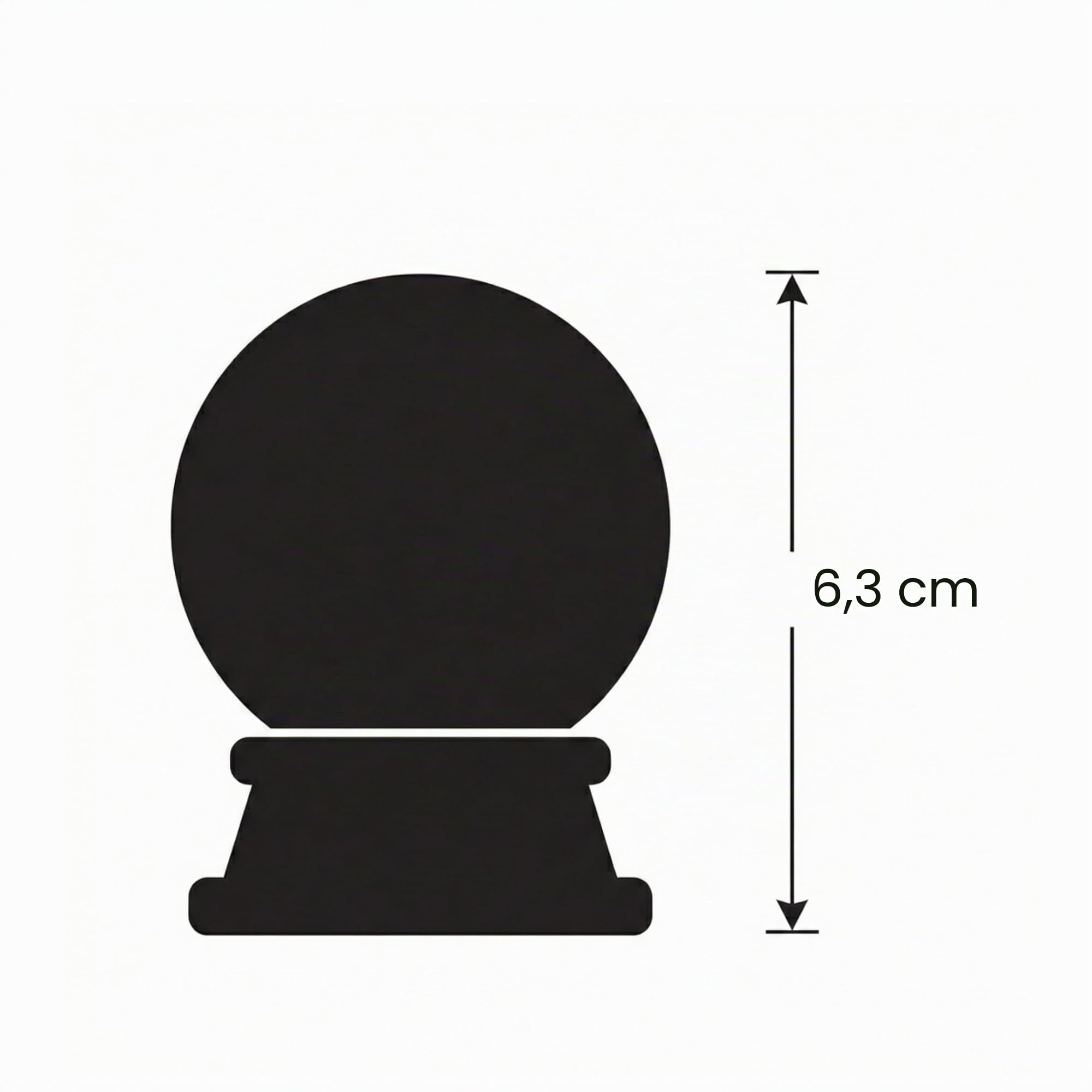 City-Souvenirs Boule à Neige New York avec l'horizon de New York, 6,3 cm de Haut, Moderne, Verre, Vert, Noir, Gris