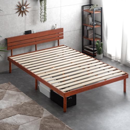 タンスのゲン ベッド ダブル ブラウン タンスのゲン ベッド ダブル すのこベッド ベッドフレーム 宮