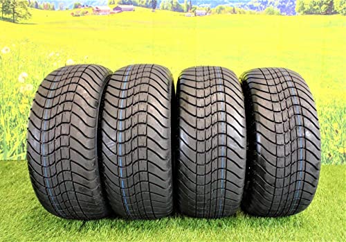 (Set Of 4) 215/50-12 4 Ply (Set Of 4) Black Aluminum Golf Assembly #TOP1