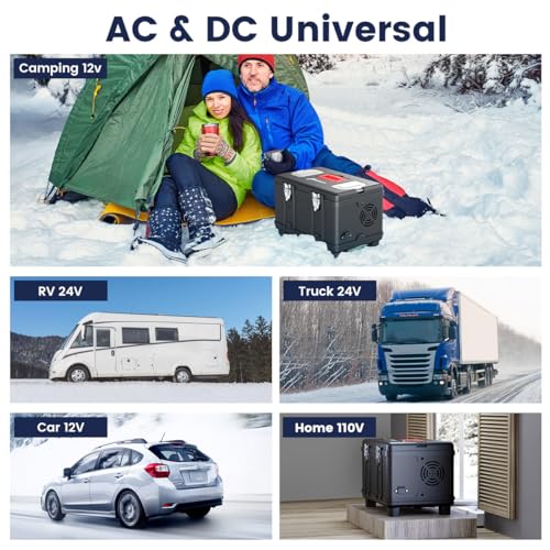 HCALORY 8KW Diesel Air Heater All-in-one 110V AC & 12V DC Support with Altitude Mode 5L Fuel Tank Portable Parking Heater Bluetooth APP Control Heating for Car Truck Boat RV Campers