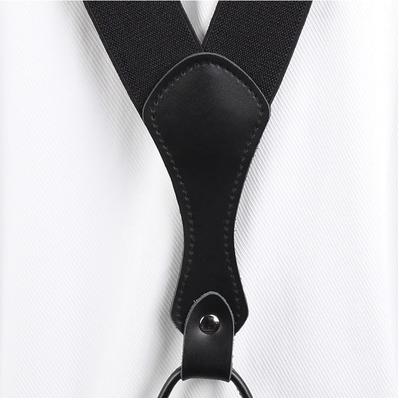 Wider Larger Y-shaped Sling Belt Men Shoulder Strap Trousers Suspenders Polyester Filament