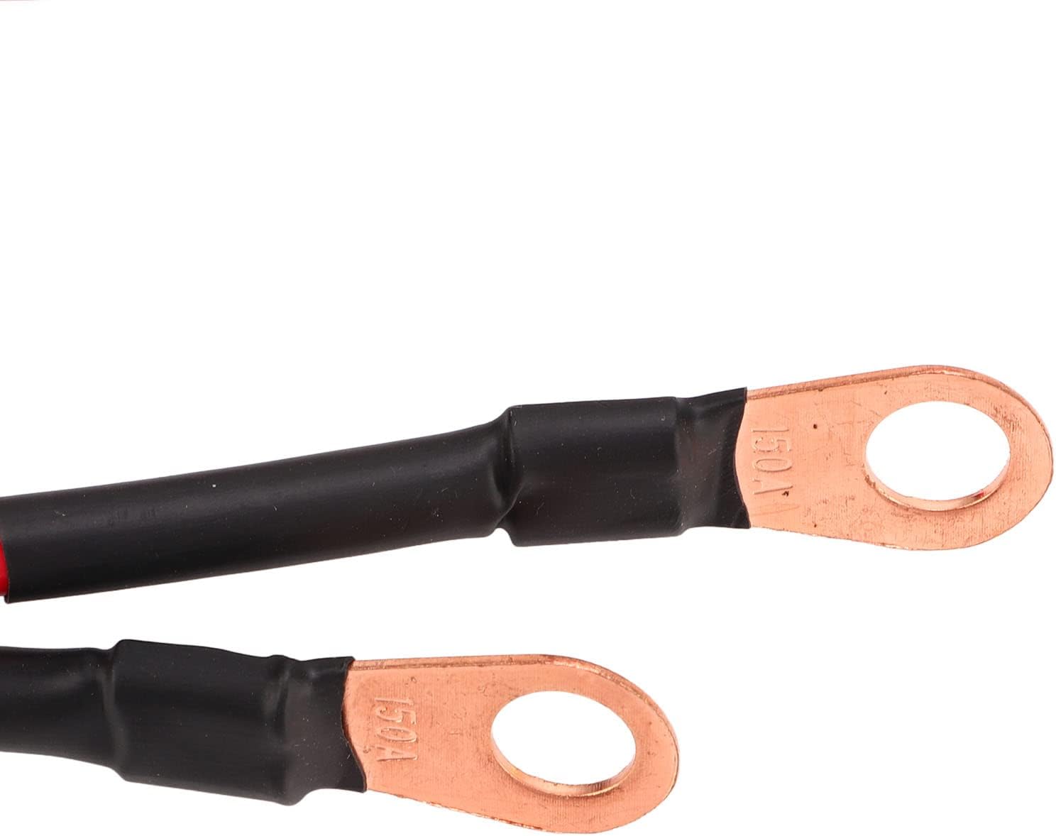 Generic UTV Battery Terminal Relocation Kit Copper Core Cable Charging Jumper Terminals Fit for canam, Fit for Polaris, Trucks, ATV