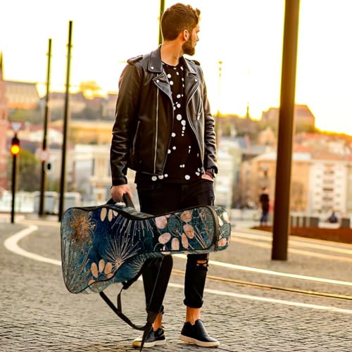 Housse de guitare en tissu Oxford épais rembourré avec boucle de suspension et sangle de cou Motif pissenlits, Multicolore 5., 42.9×16.9×4.7 in, Sac de transport tendance pour guitare - Les Beatles, Paul McCartney, John Lennon, RIngo Starr, George Harrison Housse de guitare en tissu Oxford épais rembourré avec boucle de suspension et sangle de cou Motif pissenlits, Multicolore 5., 42.9x16.9x4.7 in, Sac de transport tendance pour guitare – Image 7