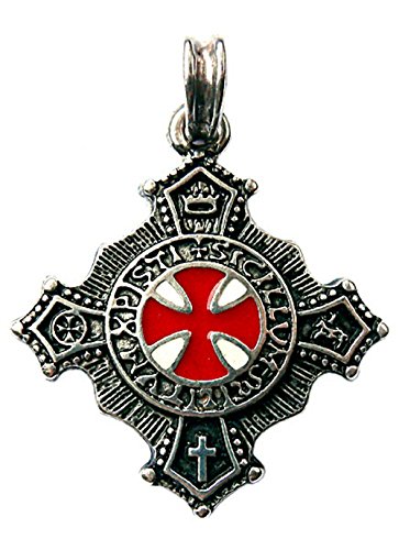 Germanenschmuck Templerorden Anhänger (Kettenanhänger in Silber) | 925 Sterling Silber Veredelung Cover