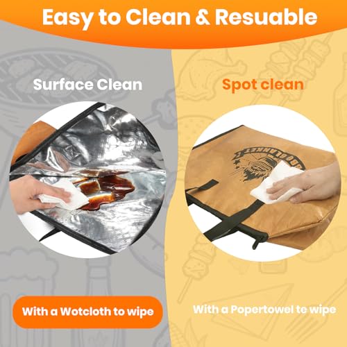 Manta BBQ para reposar carne impermeable 21in tan miniatura 4