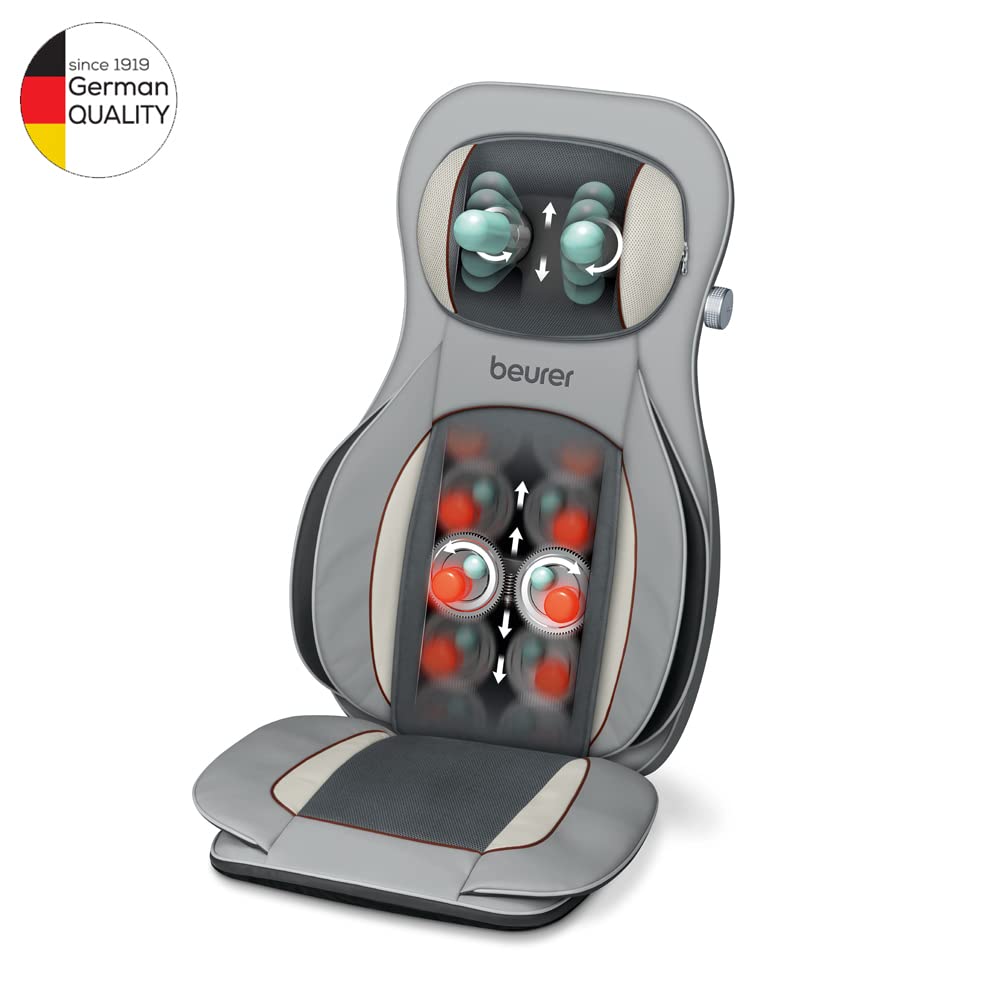 Beurer MG 320 – Coprisedile per Massaggio Shiatsu Benefico ad Aria Compressa e Riscaldamento Attivabile