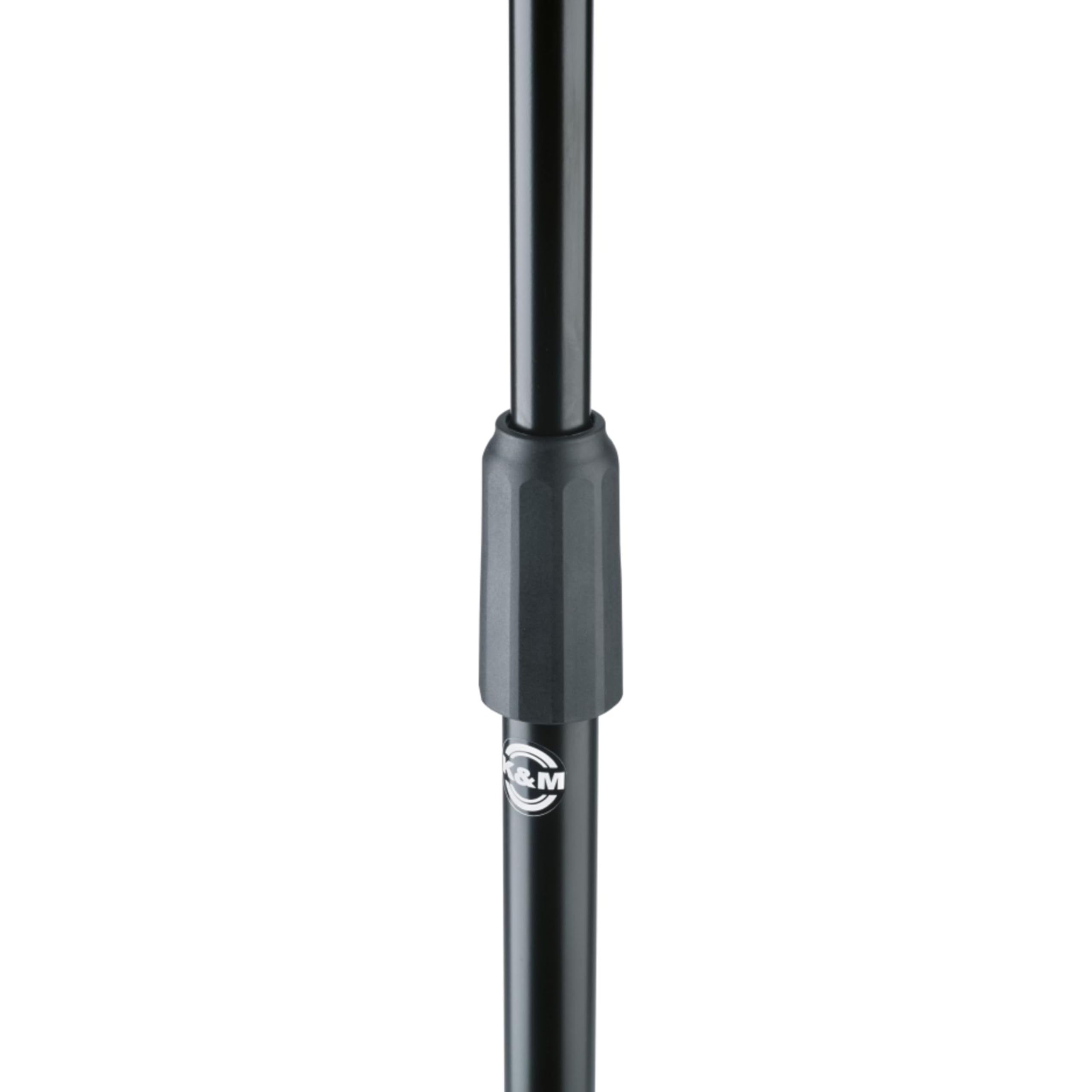 K&M 11926 Leggio d'orchestra nero - Leggio per spartiti musicali estensibile fino a 128 cm - con base piatta