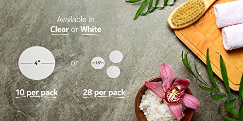 Slipdoctors Anti-Slip Bathtub And Shower Appliques, 28-Pack Circle Appliques. Increase Traction And Prevent Falls In The Tub (1.5”, Clear) #TOP1