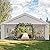 YITAHOME 20x40 ft Party Tent Outdoor Wedding Event Shelters Heavy Duty Upgraded Galvanized Canopy with Large White Roof, Removable Sidewalls & 4 Storage Bags