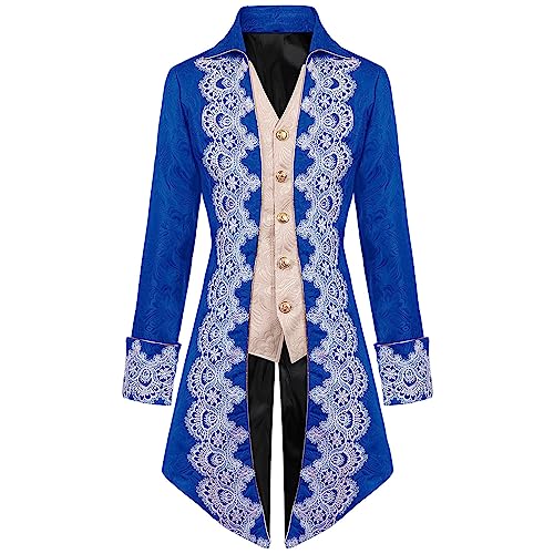 Costume Steampunk homme en tailcoat victorien aux finitions soignées pour adulte