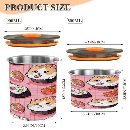Envase Hermético para Café de Acero Inoxidable 17oz miniatura 2