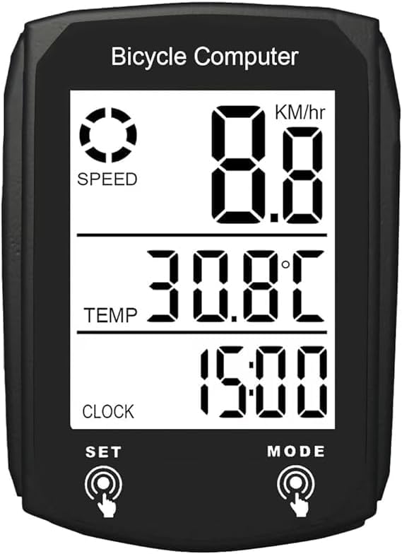 Cycling Computer Speed Sensor for Cycling Bike Sensor for Cycling Computers Cycle Digital Odometer Computer Waterproof LCD