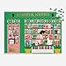 Galison Wisdom & Whimsy – 1000 Piece Foil Jigsaw Puzzle Featuring Beautiful Artwork of A Bookshop Scene