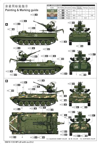 Trumpeter 9618 réplique plastique à assembler pour diorama