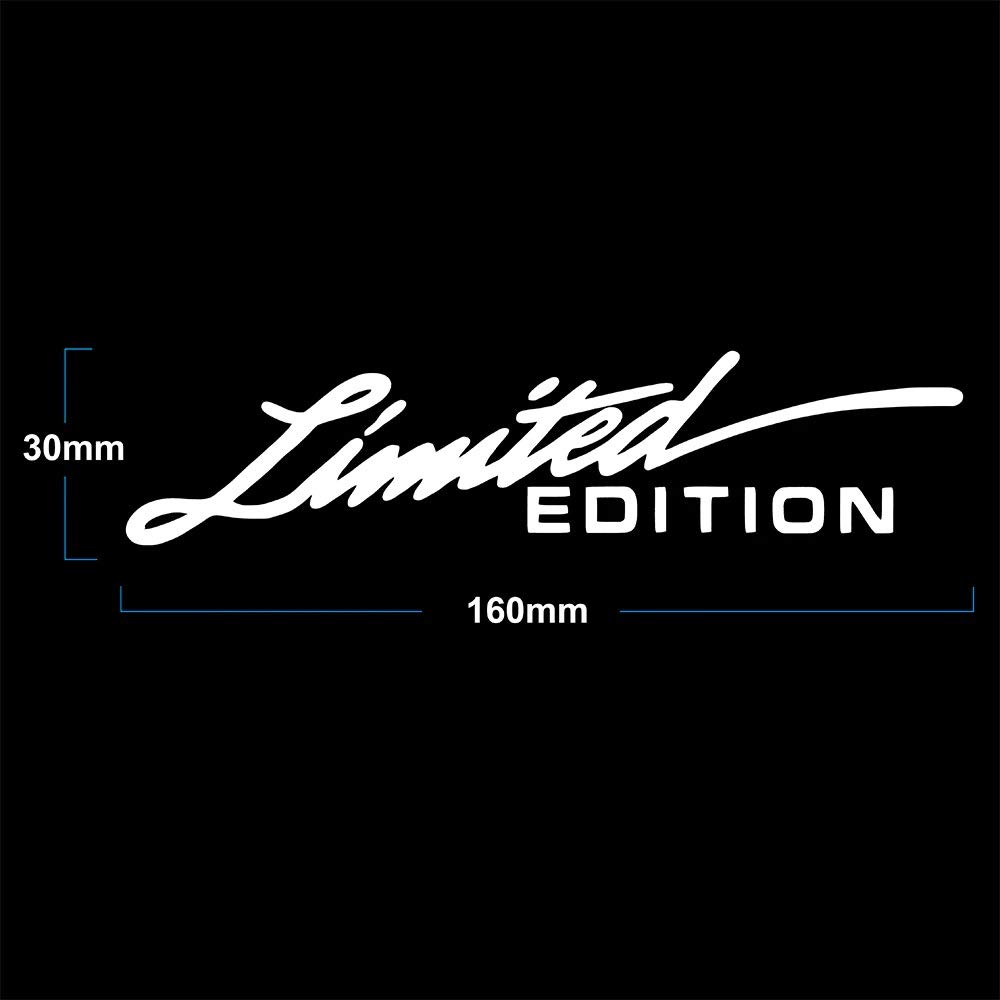 SOLDOUT™ Car Stickers Limited Edition Sticker Auto Creative Vinyl Decal For Car Window Body Door Bumper Motorcycle (16 X 3.8 CM, Black)